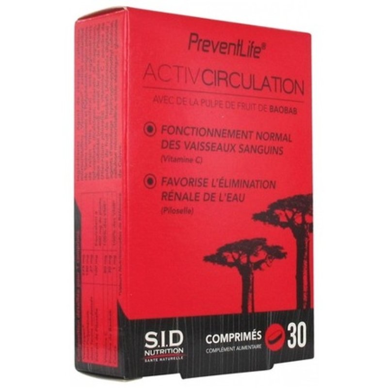 Sid Nutrition Preventlife Activcirculation Dietary Supplement 30 Tablets