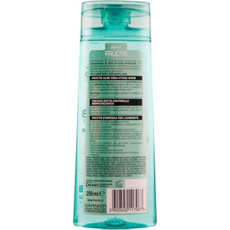 Garnier Fructis Hydra Bomb Shampoo with Aloe Vera 250ml