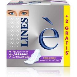 Lines Lungo Sanitary Napkins with Wings 92 Pieces