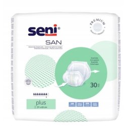 Seni San Anatomical Incontinence Briefs Plus 30 Pack
