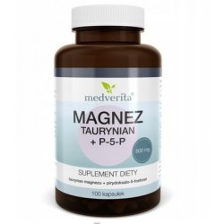Medverite Magnesium Taurate P5P 100 Capsules
