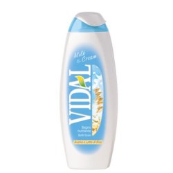 VIDAL Creamy Bath Foam Milk & Cream 500ml - Wonderfully Revitalized and Fresh Skin