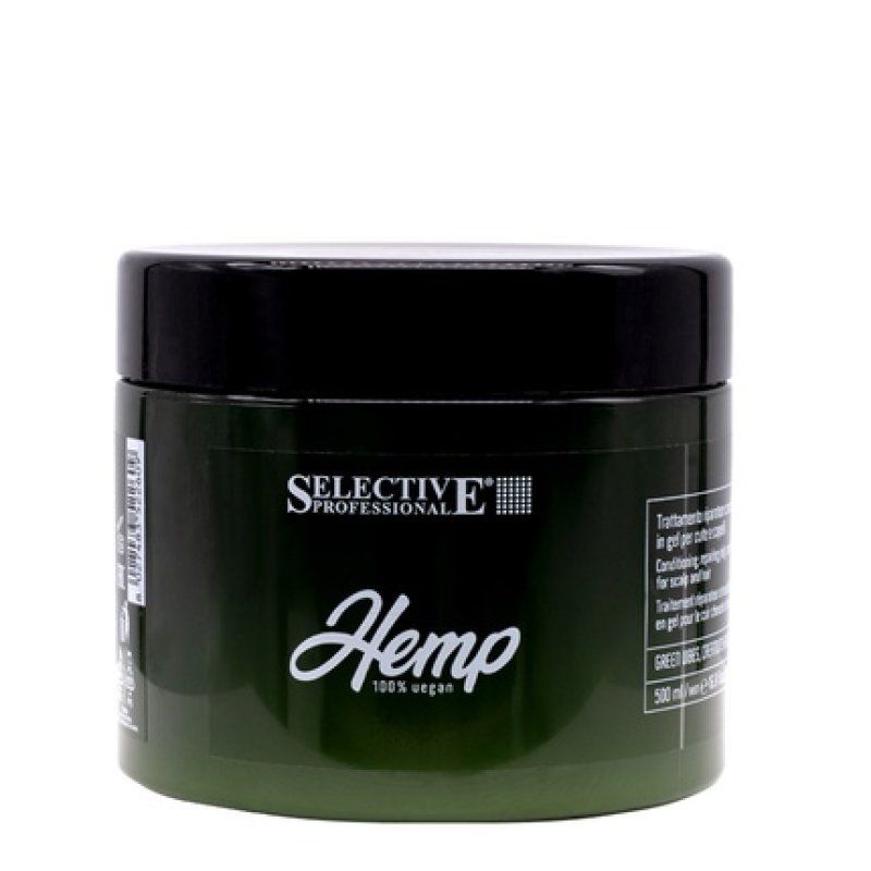 Hair Selective Professional Hemp Jelly Mask 500ml Repairing Gel Mask For Scalp And Hair