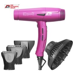 Hair Parlux Elysium Magic Compact Fuchsia Hair Dryer With Diffuser