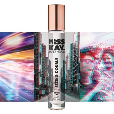 Miss Kay Seeing Double Eau de Parfum 25ml - Rich & Feisty Scent - Notes of Schinus Molle, Orange & Grapefruit - Made in