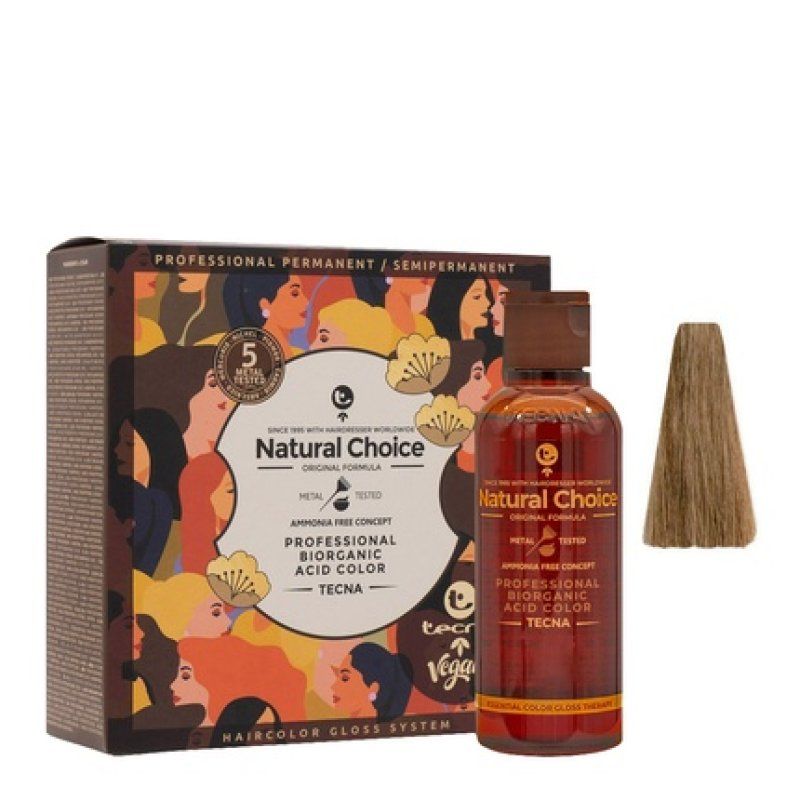 Hair 712 Medium Beige Blonde Tecna Ncc Biorganic Acid Color 3x130ml