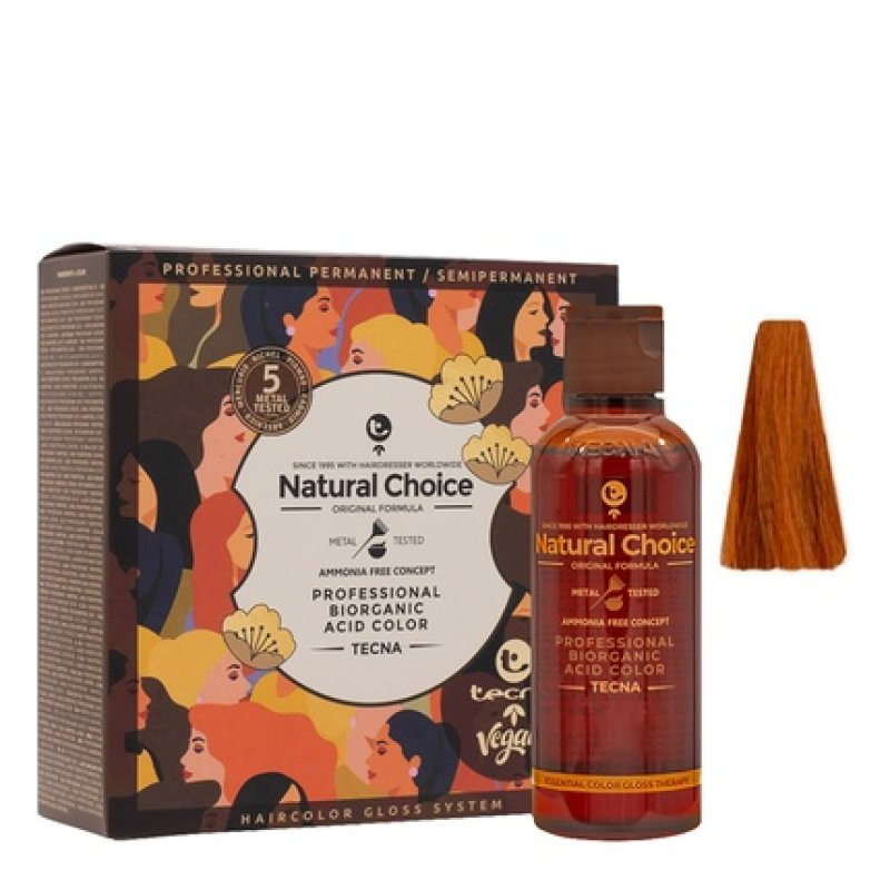 Hair 735 Blonde Natural Tecna Ncc Biorganic Acid Color 3x130ml