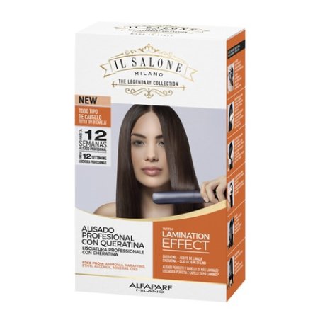 Alfaparf Milano Il Salone Straight Kit Straightening Treatment For All Hair Types