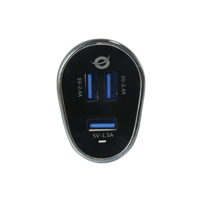 Conceptronic CARDEN06B chargeur d'appareils mobiles Universel Noir Allume-cigare Auto