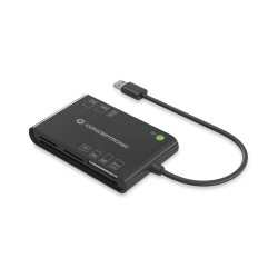 CONCEPTRONIC Kartenleser USB-A2.0-7-in-1 schwarz