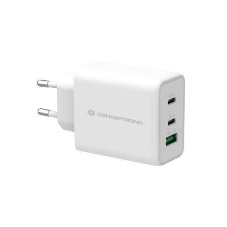 Conceptronic ALTHEA12W chargeur d'appareils mobiles Universel Blanc Secteur Charge rapide Intérieure
