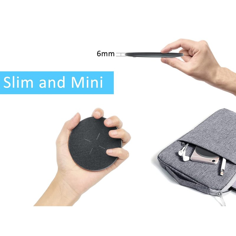 Conceptronic GORGON03G chargeur d'appareils mobiles Casque, Smartphone Gris USB Recharge sans fil Charge rapide