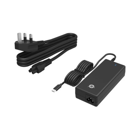 CONCEPTRONIC Ladegerät 1Port GaN USB-C UK 100WPD3.0/PPS sw