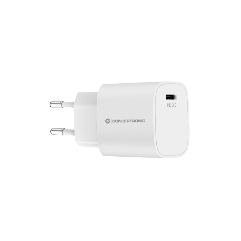 Conceptronic ALTHEA14W chargeur d'appareils mobiles Universel Blanc Secteur Charge rapide Intérieure