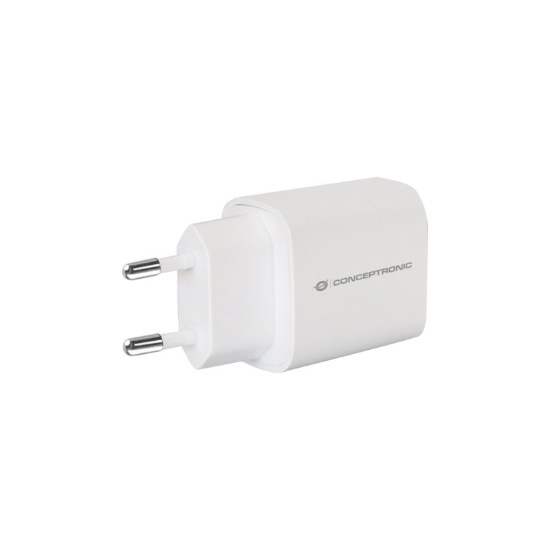 Conceptronic ALTHEA14W chargeur d'appareils mobiles Universel Blanc Secteur Charge rapide Intérieure