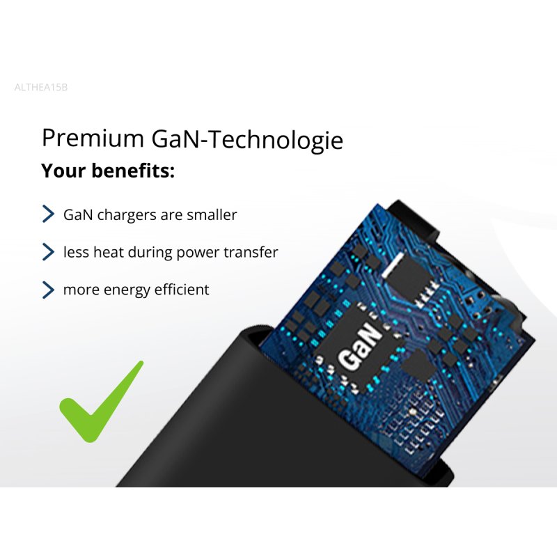 CONCEPTRONIC Ladegerät 2Port GaN USB-C/-A 20WPD3.0/PPS sw