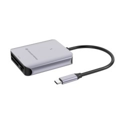 Conceptronic BIAN09G lecteur de carte mémoire USB 3.2 Gen 2 Type-C Gris
