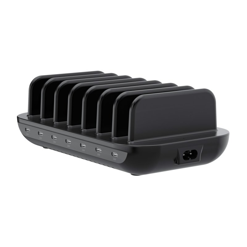 CONCEPTRONIC Ladegerät 7Port 7xUSB-C Multi 160WPD3.0 sw