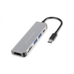 CONCEPTRONIC Dock USB-C-HDMI.2xUSB-A3.0.60WPD. 15cm gr