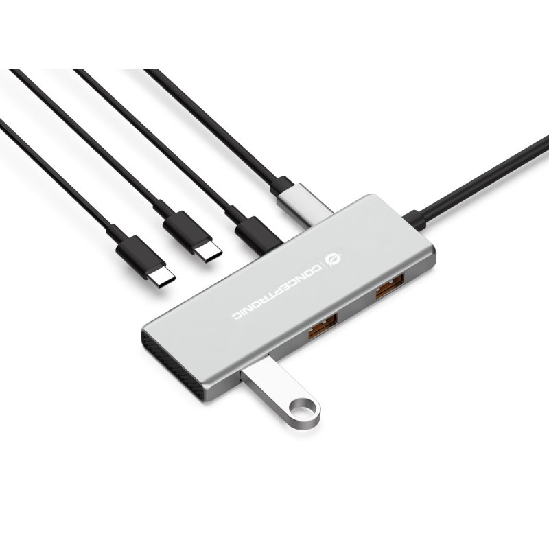 CONCEPTRONIC 7-1 Dock USB-C-3xUSB-C/3xUSB-A/ 25cm gr