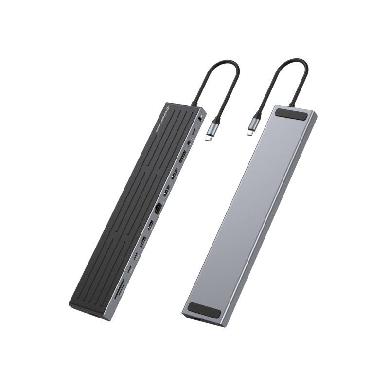 CONCEPTRONIC 14-1 Dock USB-C-2xHDMI/DP/2xUSB-C/ 18cm sw