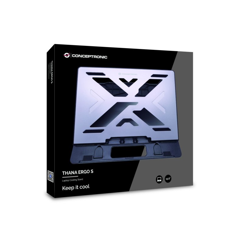 CONCEPTRONIC Laptop-Kühlpad 50Kg ERGO 15.6" gr