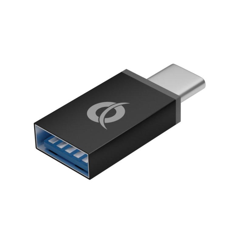 CONCEPTRONIC 4-Port Hub USB-A3.0/-C Adap.-4xA3.0 o.Netz. sw