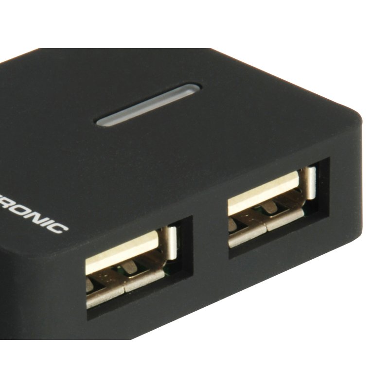 CONCEPTRONIC 4-Port Hub USB-A2.0-4xA2.0 o.Netz. sw
