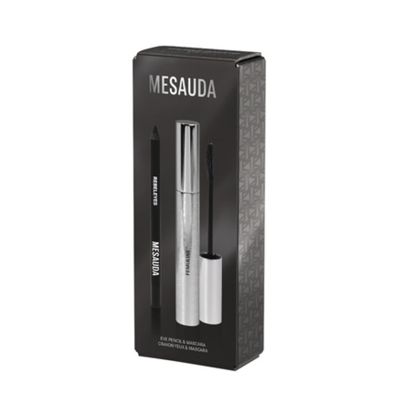 Hair Mesauda Beauty The Bold Femuline Eye Kit Mascara And Pencil Set