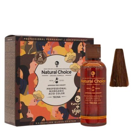Hair 535 Light Chestnut Natural Tecna Ncc Biorganic Acid Color 3x130ml