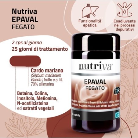 Nutriva Epaval Food Supplement with Betaine, Choline, and Inositol