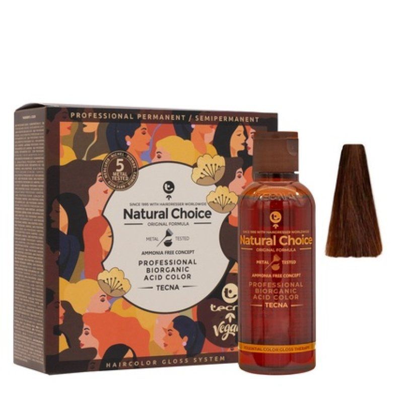 Hair 553 Light Chestnut Intense Wood Tecna Ncc Biorganic Acid Color 3x130ml