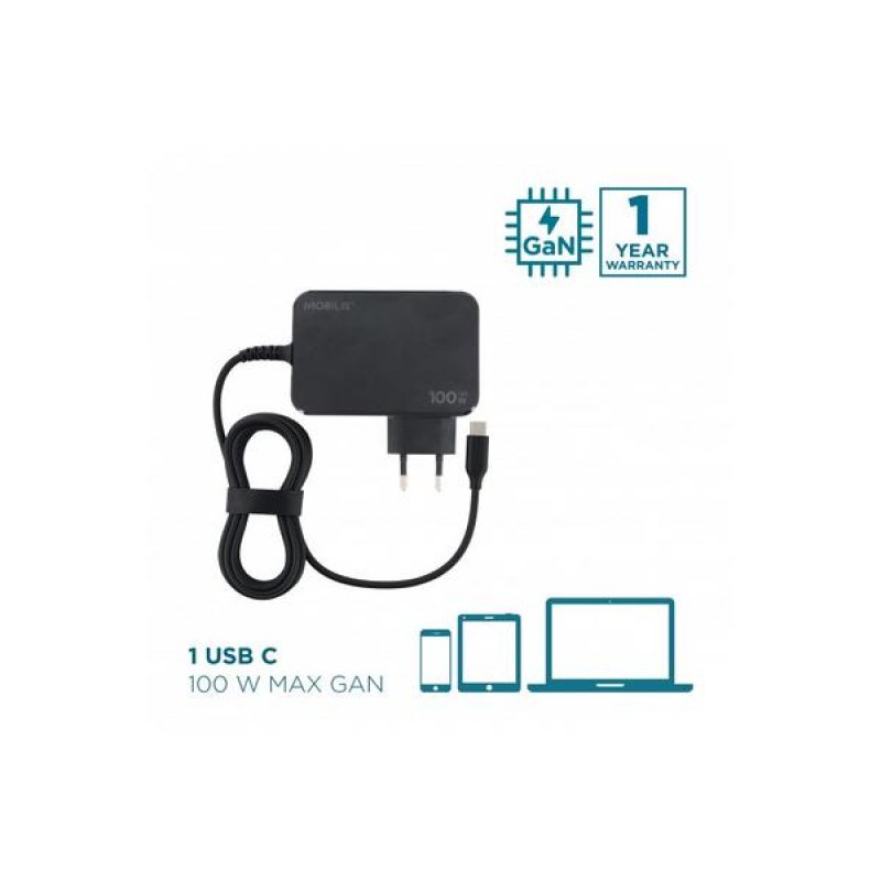 100W USB-C Laptop Charger Integrated