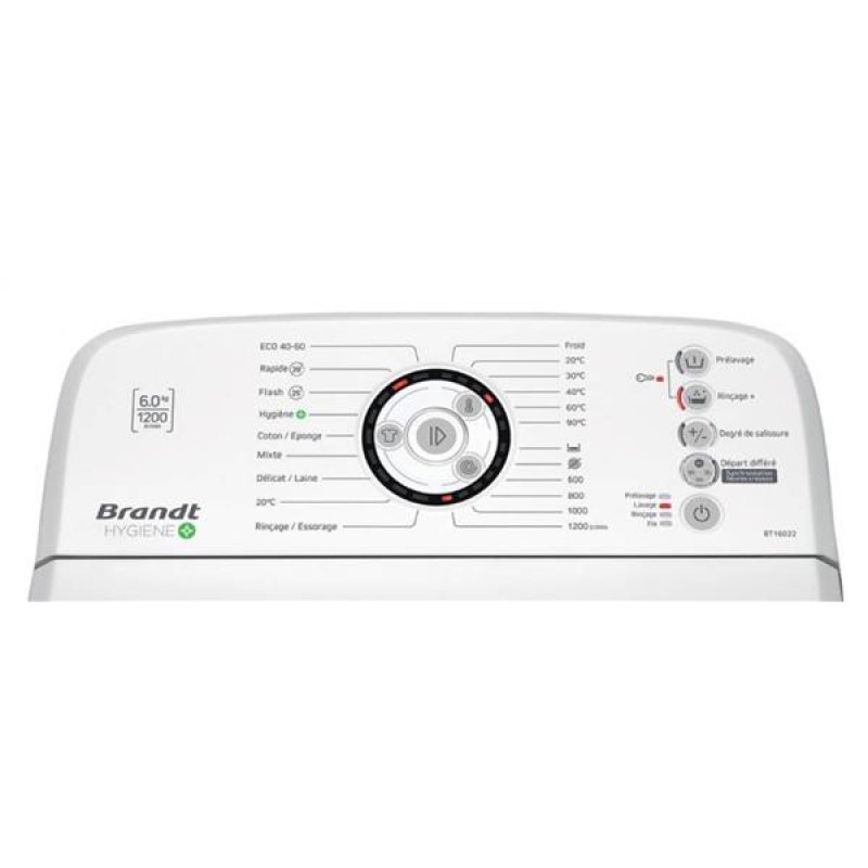 LLT 6 kg - 1200trs - Classe D - Elec.Led - DD 3-6-9h Syncro HC - 9 prog *