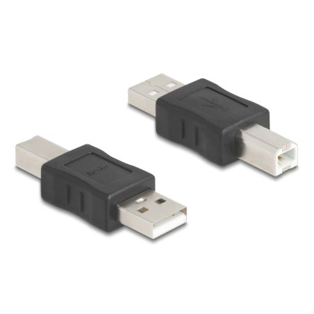 DELOCK USB 2.0 Adapter USB A Stecker zu USB B Stecker