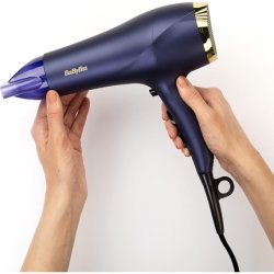 Babyliss Midnight Luxe 2300W Hair Dryer Ionic Frizz Control Fast Drying