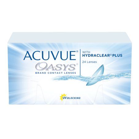 ACUVUE OASYS 2-Week Contact Lenses for Day and Night with -2.25 Dpt and BC 8.4 - UV Protection, Dryness Protection and