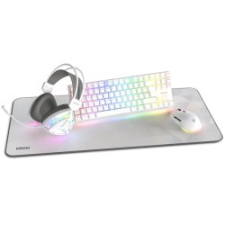 PACK KROM 4 EN 1 RGB KLASS GAMING COMBO BLANCO