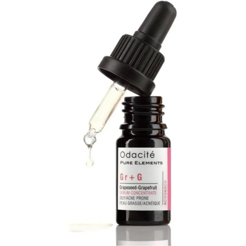 Pure Elements by Odacite Skincare Gr G Oily/Acne Prone Grapeseed Grapefruit Serum Concentrate 5ml