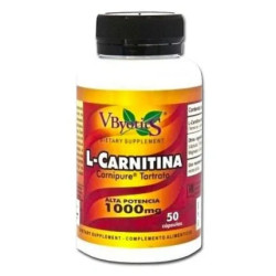 V.Byotic L-Carnitine Carnipure 1000 Mg 50 Capsules