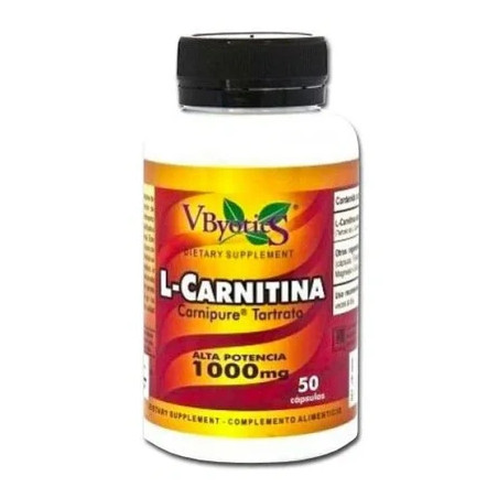 V.Byotic L-Carnitine Carnipure 1000 Mg 50 Capsules