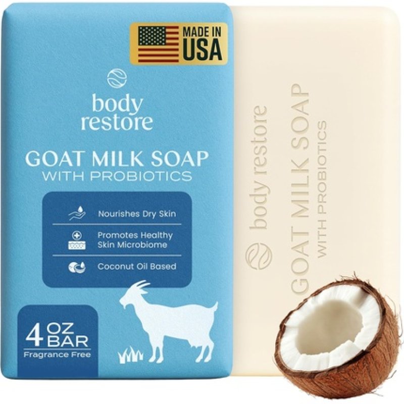 Body Restore Goat Milk Soap 4 Oz Bar