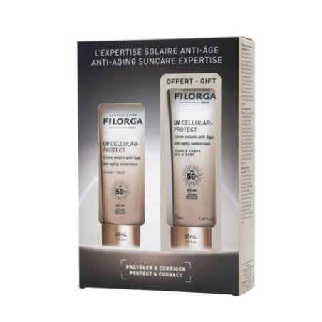 Filorga Filorga Uv Cellular-Protect Anti-Aging Sunscreen Face Cream 40ml Set Of 2 Pieces