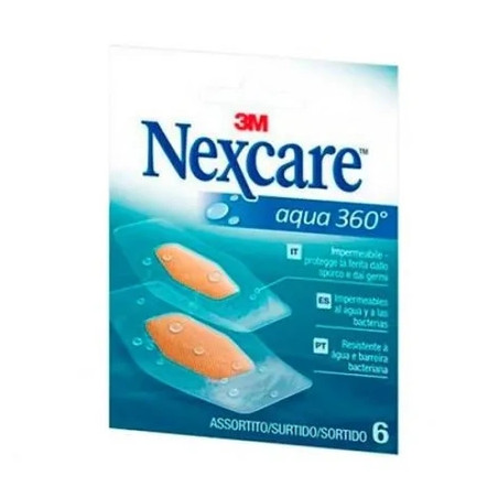 Nexcare Nexcare Aqua 360 Assorted 6 Adhesive Bandages