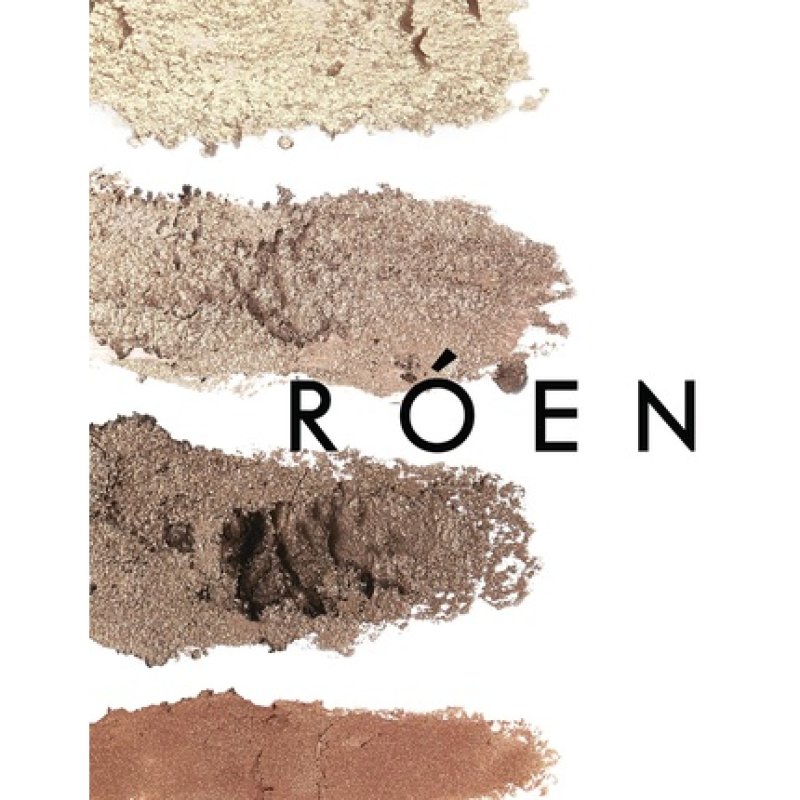 ROEN Natural 75 Degrees Warm Eye Shadow Palette Vegan Cruelty-Free Clean Makeup