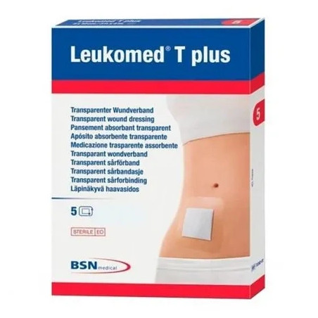 Bsn Medical Leukomed T Plus Transparent Absorbent Dressing 10x35 Cm 5 Units