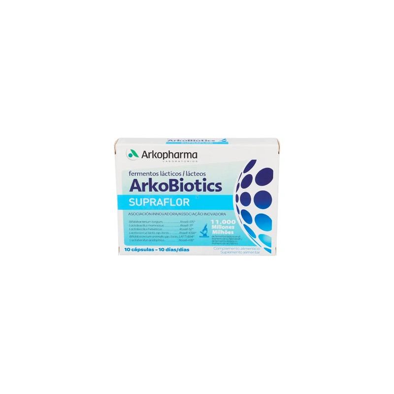 Arkopharma Arkobiotics Supraflor 10 Capsules