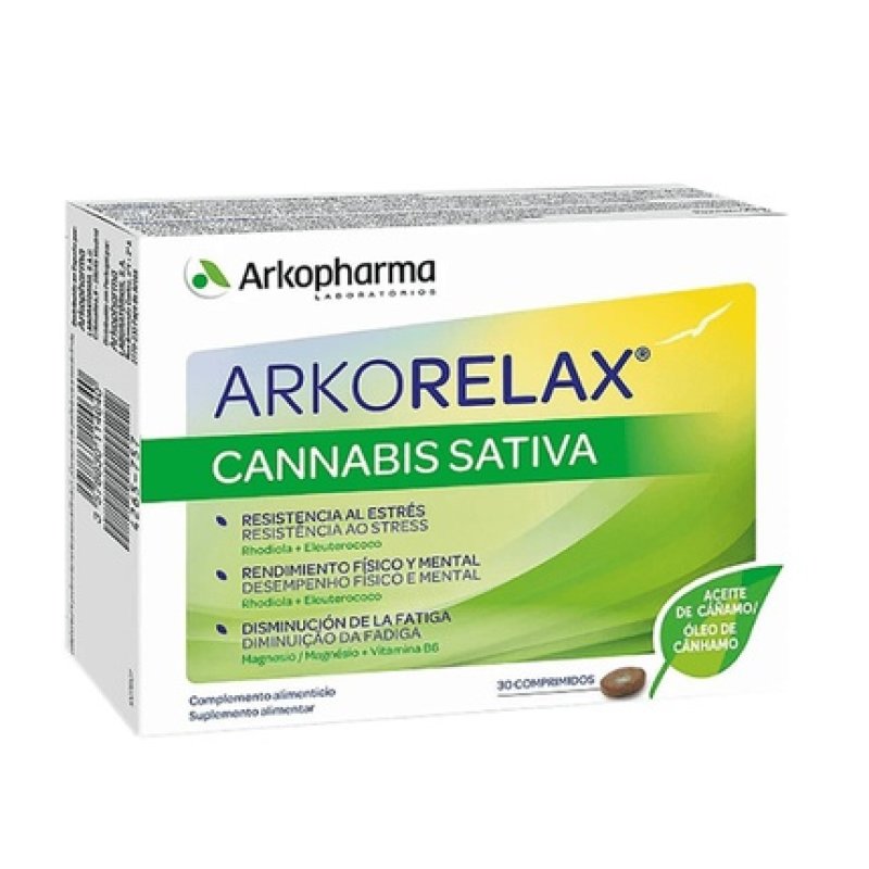Arkopharma Arkorelax Cannabis Sativa 30 Tablets
