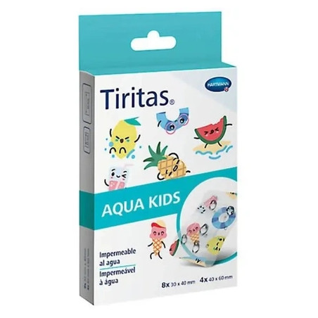 Hartmann Hartmann Tiritas Aqua Kids 12 Units In 2 Sizes