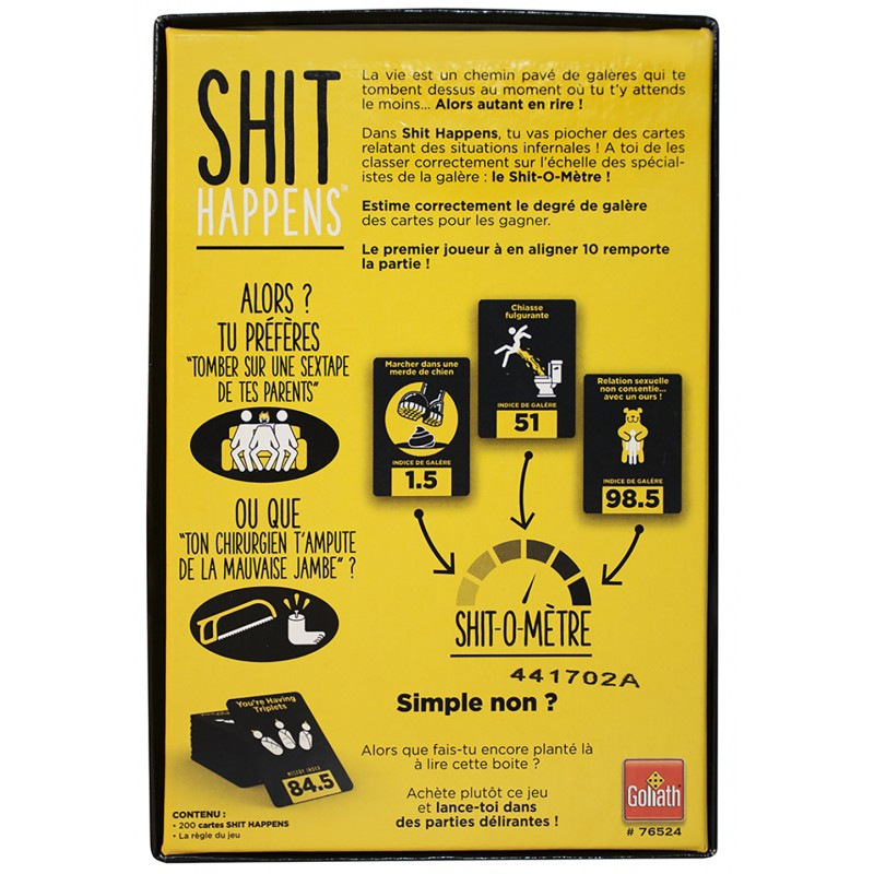 Shit Happens Parce Que Rien Ne Se Passe Jamais Aussi Bien Que Prévu !